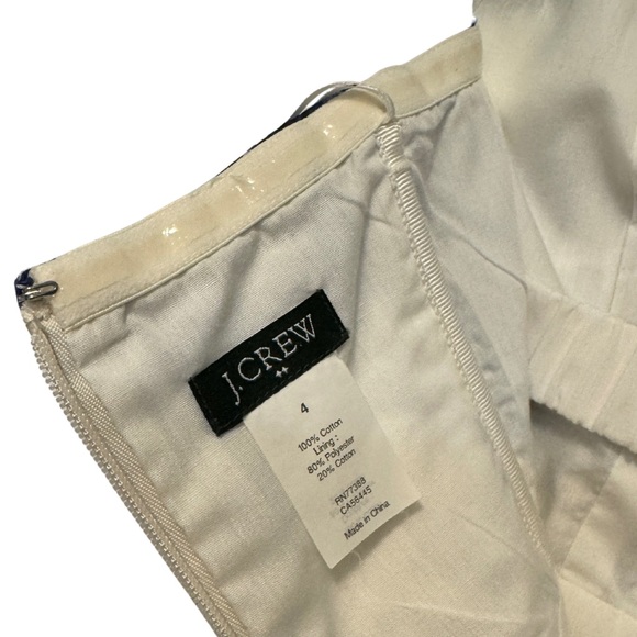 (4) J CREW Artistic Flower Strapless Multi-colored Midi Dress - Picture 10 of 11